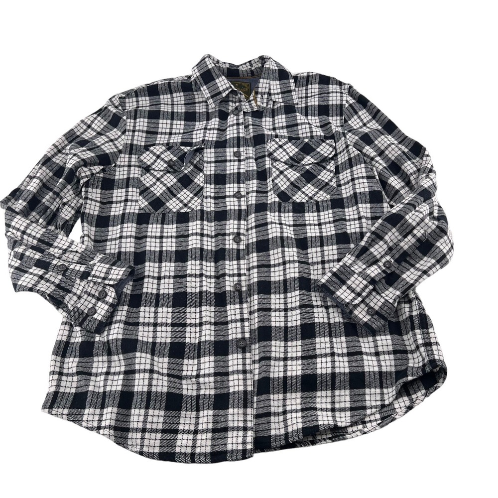 Anchorage Expedition Brand Flannel Shirt Men's‎ Large Long Sleeve Plaid button